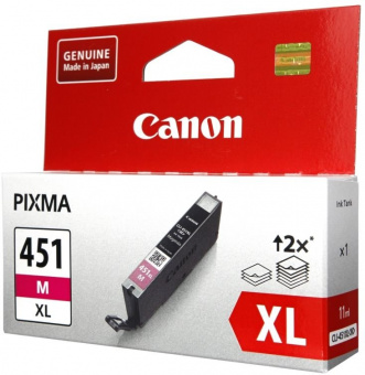 Картридж пурпурный CLI-451XL M для Canon PIXMA iP7240/MG5440/6340/6440 (715 стр.), купить в Краснодаре