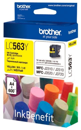 Картридж Brother LC563Y MFCJ2510/2310, купить в Краснодаре