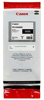 Картридж Canon PFI-320MBK (matte black), 300 мл для TM-200/205/300/305