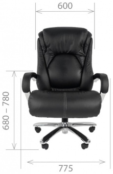 Офисное кресло Chairman 402 Россия кожа белая, купить в Краснодаре