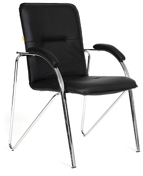 Офисное кресло Chairman 850 экокожа Terra 118 черная