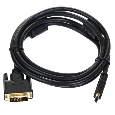 Кабель TV-COM HDMI to DVI-D (19M -25M) 2м, 2 фильтра, купить в Краснодаре