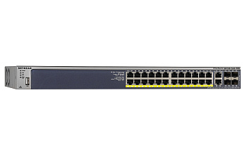 Управляемый коммутатор 2-го уровня с консольным портом на 20 GE+4SFP(Combo) портов+2GE выделенных (из них 24 порта PoE) со статической маршрутизацией
