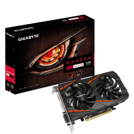 Видеокарта Gigabyte GV-RX460WF2OC-2GD, купить в Краснодаре