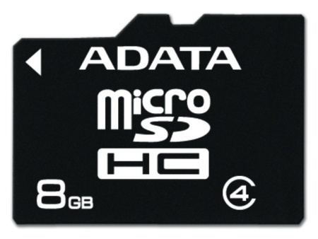 Карта памяти microSDHC ADATA AUSDH8GCL4-R, купить в Краснодаре