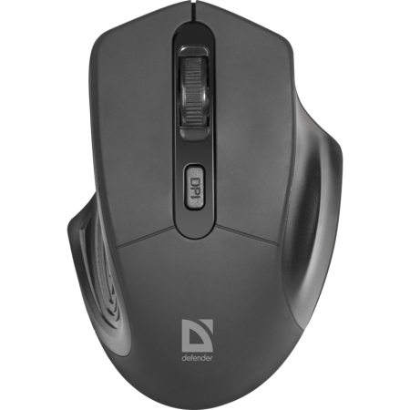 Defender Беспроводная оптическая мышь Datum MB-345 черный,4 кнопки, 800-1600 dpi Defender Datum MB-345 черный, купить в Краснодаре
