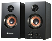 Активная система Defender 2.0 AURORA S20 Дер.корпус, 2*10W, bass treble, купить в Краснодаре