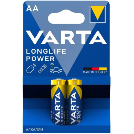 Батарейка AA Varta LONGLIFE POWER LR6 AA (04906121412), купить в Краснодаре