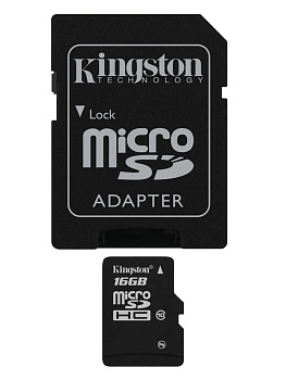 Карта памяти MicroSDHC Kingston SDC10/16GB