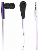 Наушники-вкладыши Defender Trendy-705 /для плеера /O10 мм / 3.5 mm jack/хор.звукоизоляция/ каб.1,1м./ сиренев&черный.