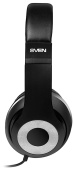 Мультимедийные стереонаушники с микрофоном SVEN AP-930M черный-серебро Sven SV-013608, купить в Краснодаре