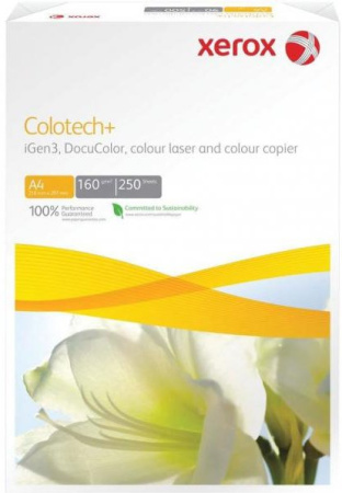 Бумага Xerox Colotech Plus 170CIE, 160г, A4, 250 листов (в кор. 5 пач.), купить в Краснодаре