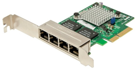 Сетевая карта 4-port GbE card based on Intel i350, OEM and Bundle only, купить в Краснодаре