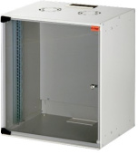 Шкаф настенный SOHOline 19" 9U 520x400 стеклянная дверь, цвет серый Estap Шкаф настенный SOHOline 19" 9U 520x400 стеклянная дверь, цвет серый, купить в Краснодаре