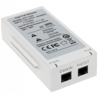Инжектор POE Dahua DH-PFT1200 (упак.:1шт), купить в Краснодаре