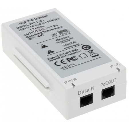 Инжектор POE Dahua DH-PFT1200 (упак.:1шт), купить в Краснодаре
