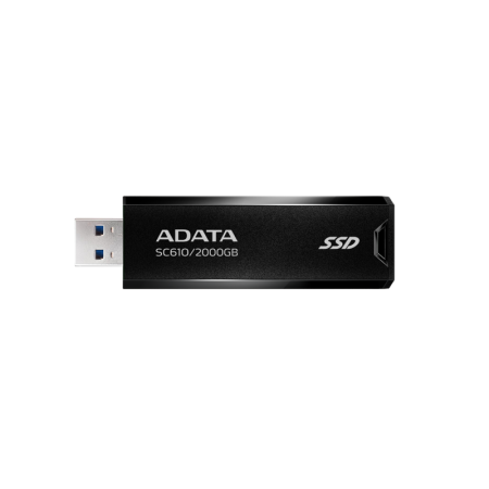 Твердотельный накопитель ADATA External SSD SC610 (SC610-2000G-CBK/RD), купить в Краснодаре
