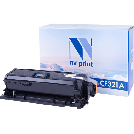 Картридж NVP совместимый НР CF321A Cyan LJ Color M680dn M680f, M680z, купить в Краснодаре