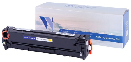 Картридж NVP совместимый HP CB542A/Canon 716 Yellow LaserJet Color CP1215/CM1312/CM1312nfi/CP1215/Canon i-SENSYS LBP5050/LBP5050n/MF8030Cn/MF8040Cn/MF8050Cn/MF8080Cw, купить в Краснодаре