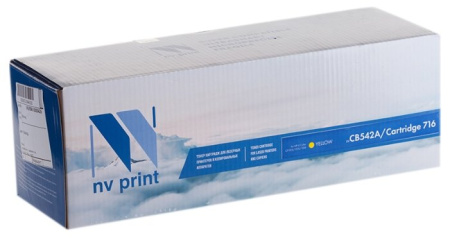 Картридж NVP совместимый HP CB542A/Canon 716 Yellow LaserJet Color CP1215/CM1312/CM1312nfi/CP1215/Canon i-SENSYS LBP5050/LBP5050n/MF8030Cn/MF8040Cn/MF8050Cn/MF8080Cw, купить в Краснодаре