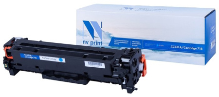 Картридж NVP совместимый HP CC531A/Canon 718 Cyan LaserJet Color CP2025/CP2025dn/CP2025n/MFP-CM2320fx/CM2320n/Canon i-SENSYS LBP-7200Cdn/7210Cdn/7660Cdn/7680Cx/MF8330Cdn/8340Cdn/8350Cdn/8360Cdn/8380Cdw/8540Cdn/8550Cdn/8580Cdw, купить в Краснодаре