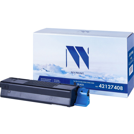 Картридж NVP совместимый Oki C5100/5200/5300/5400 Black C5100/5200/5300/5400 42127408, купить в Краснодаре