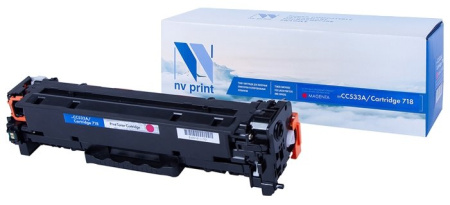 Картридж NVP совместимый HP CC533A/Canon 718 Magenta LaserJet Color CP2025/CP2025dn/CP2025n/MFP-CM2320fx/CM2320n/Canon i-SENSYS LBP-7200Cdn/7210Cdn/7660Cdn/7680Cx/MF8330Cdn/8340Cdn/8350Cdn/8360Cdn/8380Cdw/8540Cdn/8550Cdn/8580Cdw, купить в Краснодаре