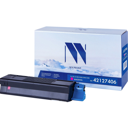 Картридж NVP совместимый Oki C5100/5200/5300/5400 Magenta C5100/5200/5300/5400 42127406, купить в Краснодаре