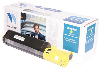 Картридж NVP совместимый NV-S050187 Yellow для Epson AcuLaser C1100/CX11N/CX11NF