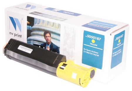 Картридж NVP совместимый NV-S050187 Yellow для Epson AcuLaser C1100/CX11N/CX11NF, купить в Краснодаре