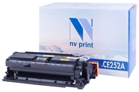 Картридж NVP совместимый HP CE252A/Canon 723 Yellow LaserJet Color CP3525/CP3525dn/CP3525n/CP3525x/CM3530/CM3530fs/Canon i-SENSYS LBP7750Cdn, купить в Краснодаре