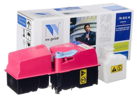 Картридж NVP совместимый NV-TK-825 Magenta для Kyocera KM-C2520/C2525E/C3225/C3232/C3232E/C4035E, купить в Краснодаре