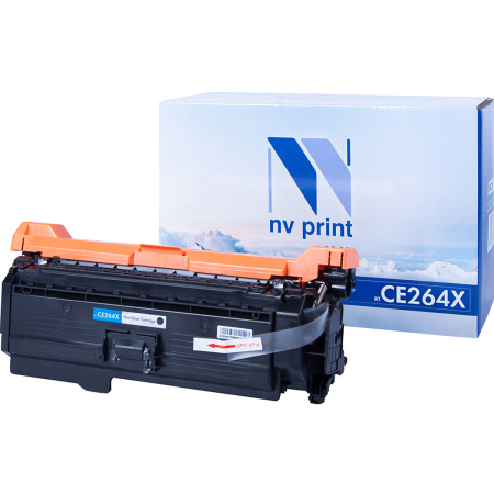 Картридж NVP совместимый HP CE264X Black LaserJet Color CM4540/CM4540f/CM4540fskm, купить в Краснодаре