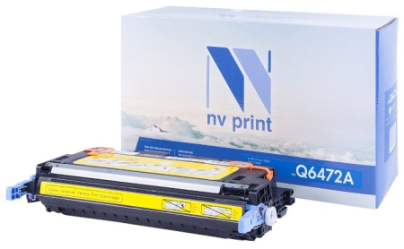 Картридж NVP совместимый HP Q6472A/Canon 711 Yellow LaserJet Color 3505/3505x/3505n/3505dn/3600/3600n/3600dn/3800/3800n/3800dn/3800dnt/Canon LBP-5300/5360/MF-9130/9170/9220Cdn/9280Cdn, купить в Краснодаре