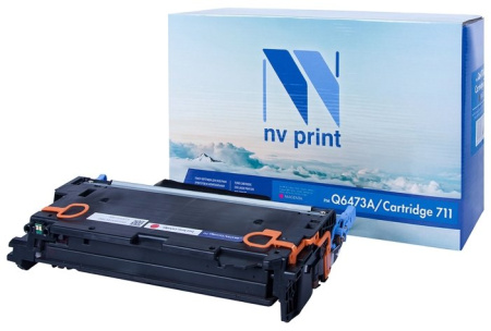 Картридж NVP совместимый HP Q6473A/Canon 711 Magenta LaserJet Color 3505/3505x/3505n/3505dn/3600/3600n/3600dn/3800/3800n/3800dn/3800dnt/Canon LBP-5300/5360/MF-9130/9170/9220Cdn/9280Cdn, купить в Краснодаре