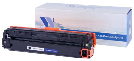 Картридж NVP совместимый HP CB540A/Canon 716 Black LaserJet Color CP1215/CM1312/CM1312nfi/CP1215/Canon i-SENSYS LBP5050/LBP5050n/MF8030Cn/MF8040Cn/MF8050Cn/MF8080Cw, купить в Краснодаре