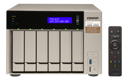 Сетевое хранилище QNAP TVS-673-8G, купить в Краснодаре