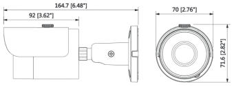 Камера видеонаблюдения  IP DAHUA DH-IPC-HFW1431SP-0360B, купить в Краснодаре