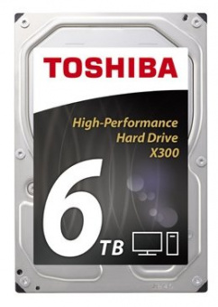 Жесткий диск   HDD Toshiba X300 SATA3 6Tb 3.5" 7200 128Mb, купить в Краснодаре