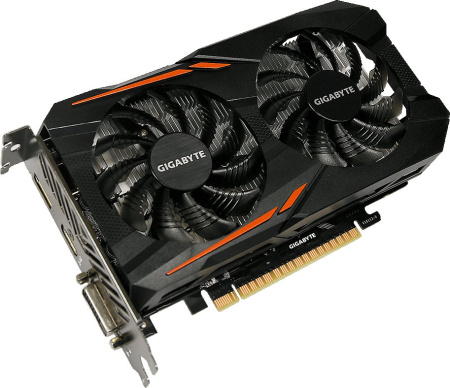Видеокарта Gigabyte GV-N1050OC-2GD, купить в Краснодаре