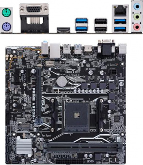 Материнская плата ASUS AMD A320 sAM4 Socket for AMD Ryzen™/7th Generation A-series/Athlon™ Processors +, 2xDDR4(32Gb), VGA (HDMI+RGB), 1 x PCIe 3.0/2.0 x16, 2 x PCIe 2.0 x1, 8-ch Audio, 1xGBL, 4 x SATA 6Gb/s, 2x M.2 Socket 3, 4 x USB 3.1 Gen 1, 2 x USB, купить в Краснодаре