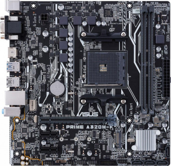 Материнская плата ASUS AMD A320 sAM4 Socket for AMD Ryzen™/7th Generation A-series/Athlon™ Processors +, 2xDDR4(32Gb), VGA (HDMI+RGB), 1 x PCIe 3.0/2.0 x16, 2 x PCIe 2.0 x1, 8-ch Audio, 1xGBL, 4 x SATA 6Gb/s, 2x M.2 Socket 3, 4 x USB 3.1 Gen 1, 2 x USB, купить в Краснодаре