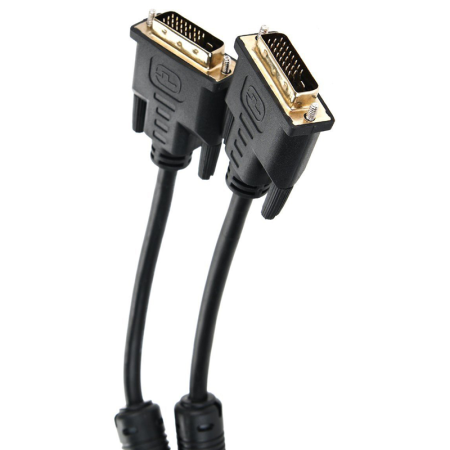 Кабель VCOM DVI-D (m) - DVI-D (m) 1.8м, купить в Краснодаре