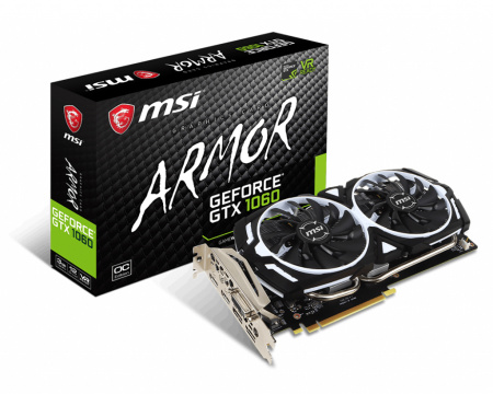 Видеокарта MSI GTX 1060 ARMOR 3G OCV1, купить в Краснодаре