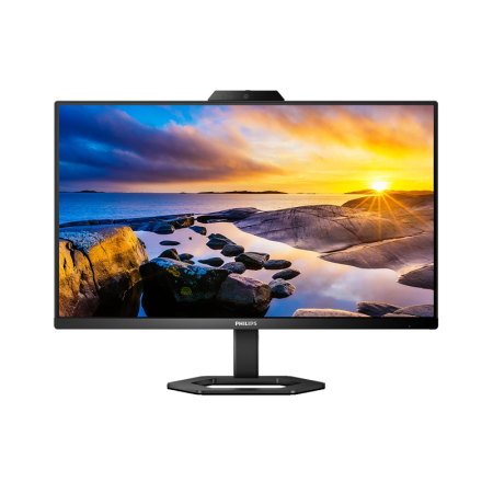 Монитор Philips 24E1N5300HE 23.8'', 1920x1080, IPS, 75hz, 80M:1, 300cd, 1ms, HDMI 1.4, DP 1.2, 4xUSB 3.2, Type-C 65W, Speakers, web-cam 5.0mpx, H. adj 130mm, pivot, VESA, 3Y, Black Philips 24E1N5300HE, купить в Краснодаре