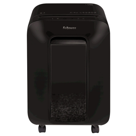 Шредер Fellowes® Powershred® LX200, черный, DIN P-4, 4х12 мм, 12 лст., 22 лтр., Jam Proof™, SafeSense, шт Fellowes FS-55022, купить в Краснодаре