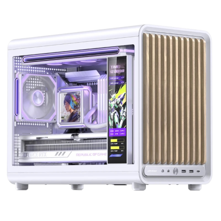 Корпус без блока питания JONSBO D33 WOOD White, купить в Краснодаре
