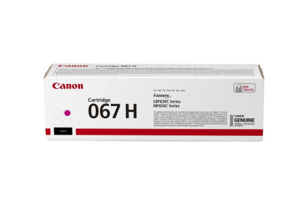 Картридж Canon 067HM пурпурный, увеличенной емкости для LBP631 / LBP633 / MF651 / MF655 / MF657, купить в Краснодаре
