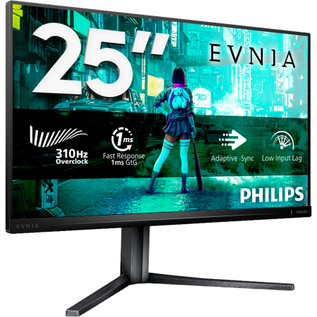 Монитор Philips 25M2N3200U 24,5 16:9 Fast IPS 1920x1200 300Hz (OC 310Hz) 1ms 400cd 2xHDMI 1xDP HAS 130mm Internal Dark Grey 100x100 Philips 25M2N3200U, купить в Краснодаре