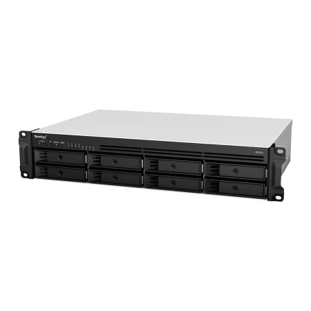 Synology RS1221+ Сетевое хранилище 8x2.5"/3.5" SATA, AMD Ryzen V1500B/4x2.2GHz, 4GB DDR4, 4x1 Гбит/с, 2xUSB, купить в Краснодаре